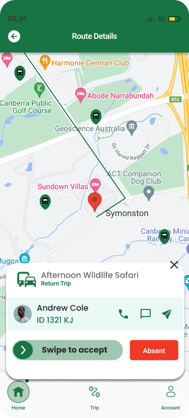 TourTracked Feature - Booking 1