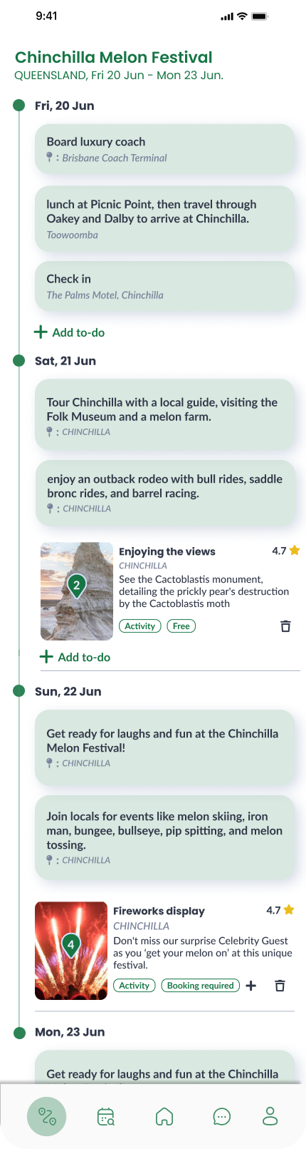 TourTracked Feature - Check-in 1