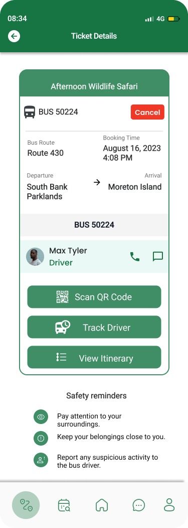 TourTracked Feature - Check-in 2