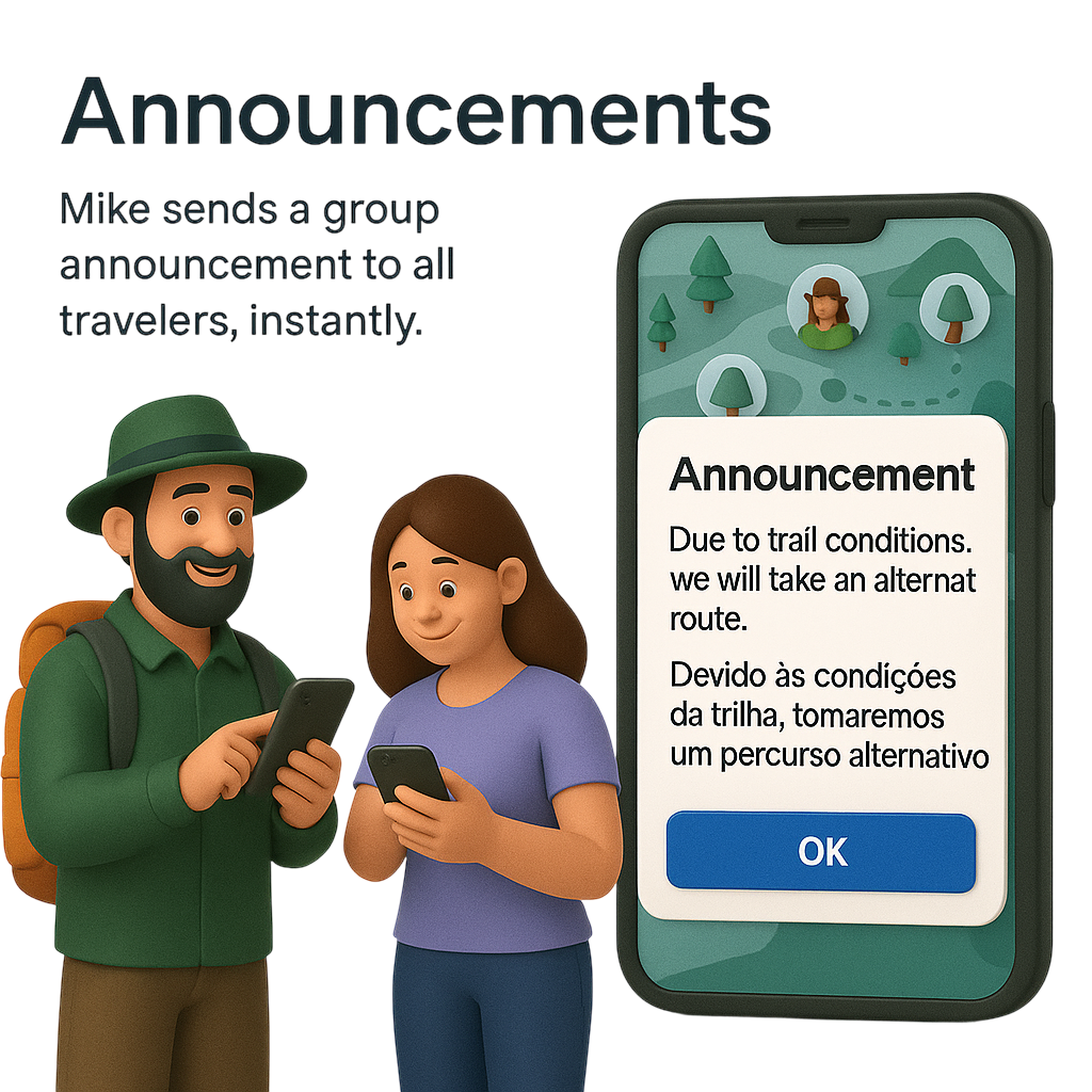 announcements feature